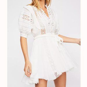 Free People One Sydney Dress White Crochet